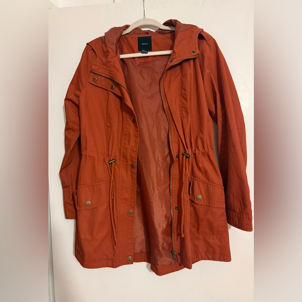 Forever 21 Rust Utility Jacket